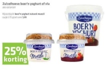 zuivelhoeve boer n yoghurt of vla