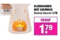 oliebrander met geurwax