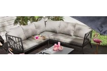 luxe loungeset antraciet stalen frame