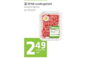 spar rundergehakt