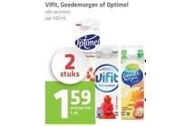 vifit goedemorgen of optimel