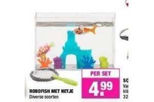 robofish met netje