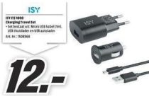 isy its 1000 charging tracvel set