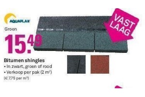 bitumen shingles nu eur15 49 per stuk