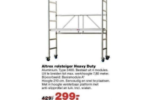 altrex rolsteiger heavy duty nu eur299 per stuk