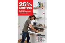 25 korting hele assortiment duraline f wandsysteem