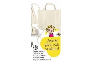 katoenen tas