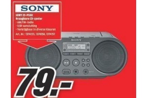 sony zs ps50 draagbare cd speler