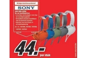 sony mdr xb550 on ear hoofdtelefoon