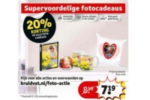 kruidvat fotocadeaus