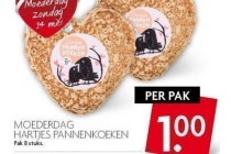moederdag hartjes pannenkoeken