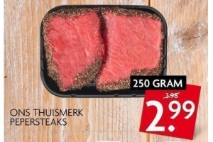 dekamarkt pepersteaks