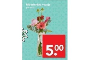 moederdag vaasje