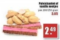 paleisbanket of vanille nootjes