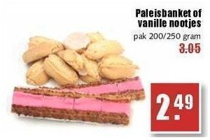 paleisbanket of vanille nootjes