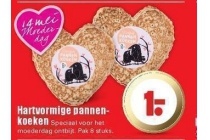 hartvormige pannenkoeken