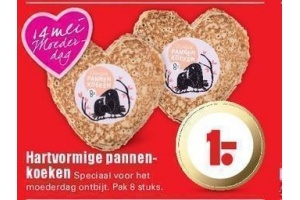 hartvormige pannenkoeken