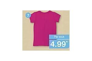 kinder t shirt met korte mouw
