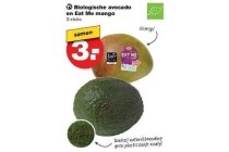 biologische advocado en eat me mango