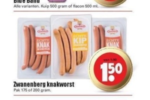 zwanenberg knakworst