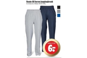 route 66 heren joggingbroek