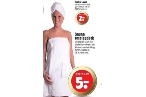 sauna omslagdoek