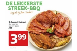 grillspek of filetsteak