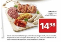 bbq schaal