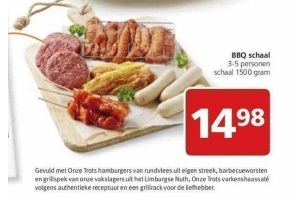 bbq schaal