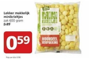 lekker makkelijk minikrieltjes