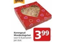 korengoud moederdagvlaai