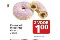 korengoud moederdag donuts