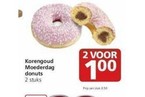 korengoud moederdag donuts