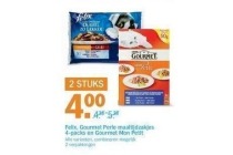 felix gourmet perle maaltijdzakjes 4 packs en gourmet mon petit