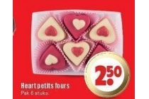 heart petit fours