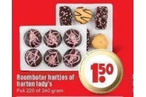 roomboter hartjes of harten lady s