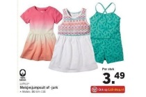 meisjesjumpsuit of jurk
