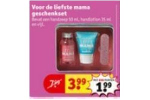 voor de liefste mama geschenkset