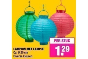 lampion met lampje