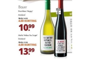 bauer pinot blanc happy