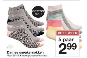 dames sneakersokken