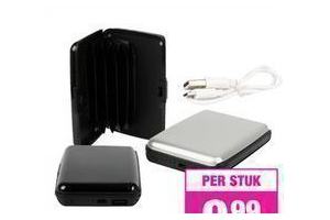 powerbank met passenmapje