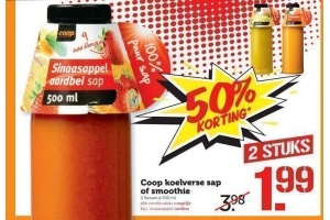 coop koelverse sap of smoothie