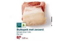 buikspek met zwoerd
