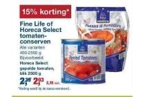 fine life of horeca select tomatenconserveren