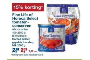 fine life of horeca select tomatenconserveren