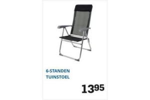 6 standen tuinstoel