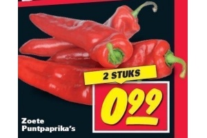 zoete puntpaprika s