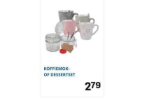 koffiemok of dessertset