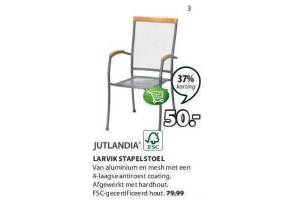 jutlandia larvik stapelstoel